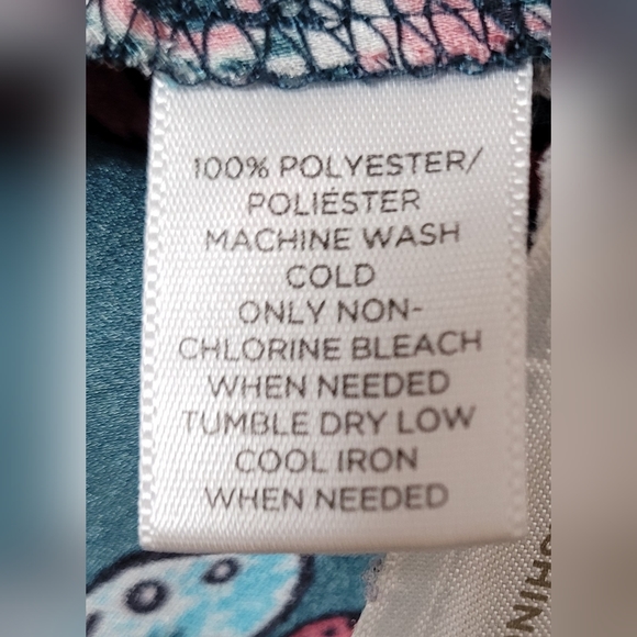 Ann Taylor LOFT Colorful Long Sleeve Dress Sz Petite 4 - Picture 6 of 6